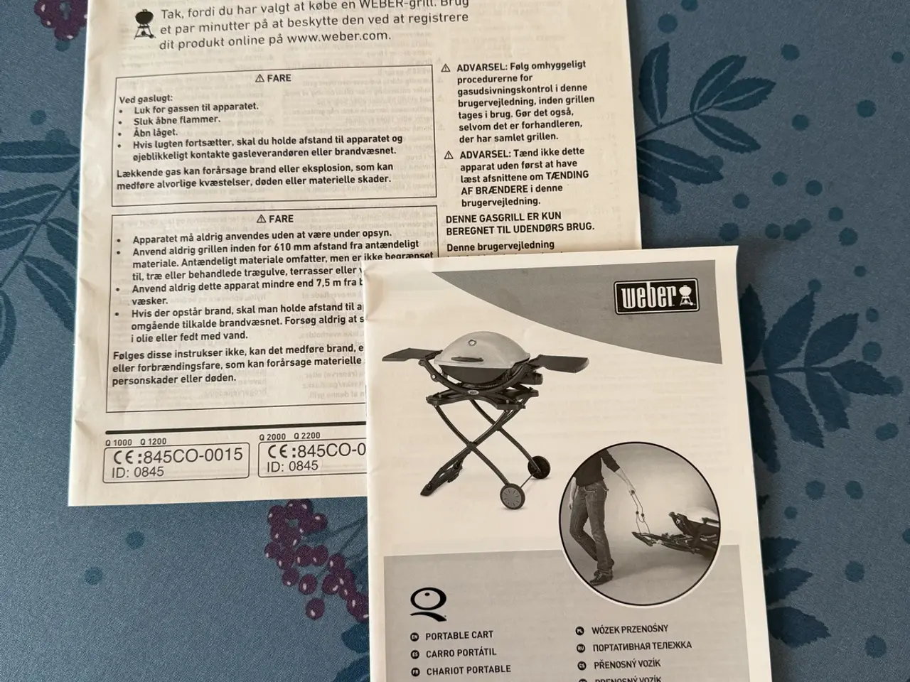 Billede 6 - Weber Q1200 gasgrill med bord