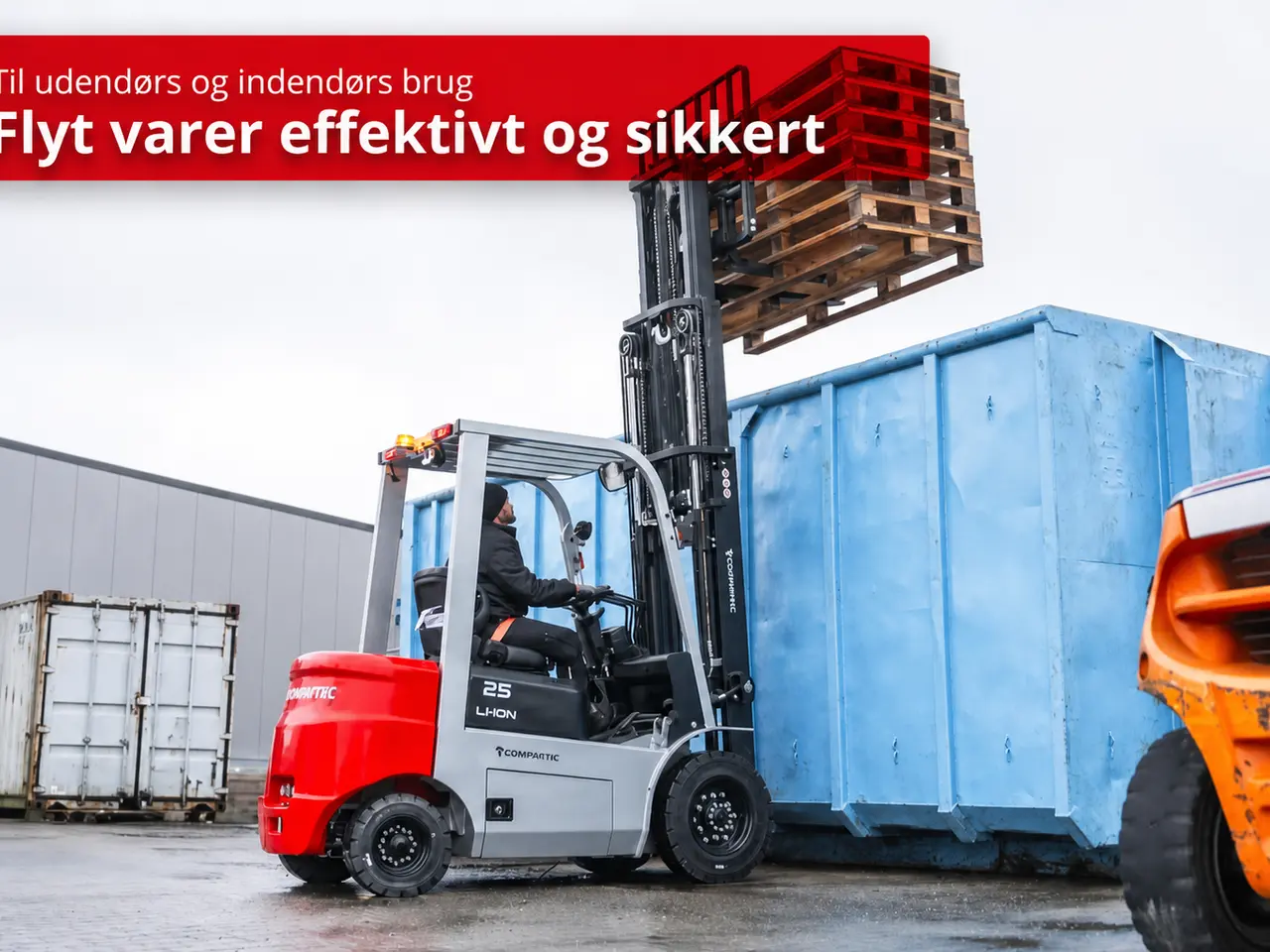 Billede 8 - Elektrisk gaffeltruck CSX25 - 2500 kg, 4800 mm løftehøjde, Lithium-ion-batteri