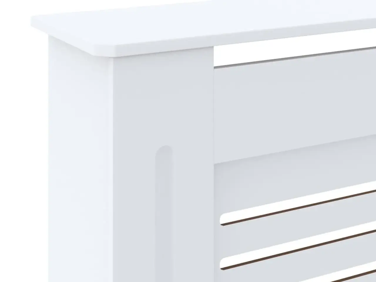 Billede 6 - Radiatorskjuler 205 cm i MDF - hvid, justerbar