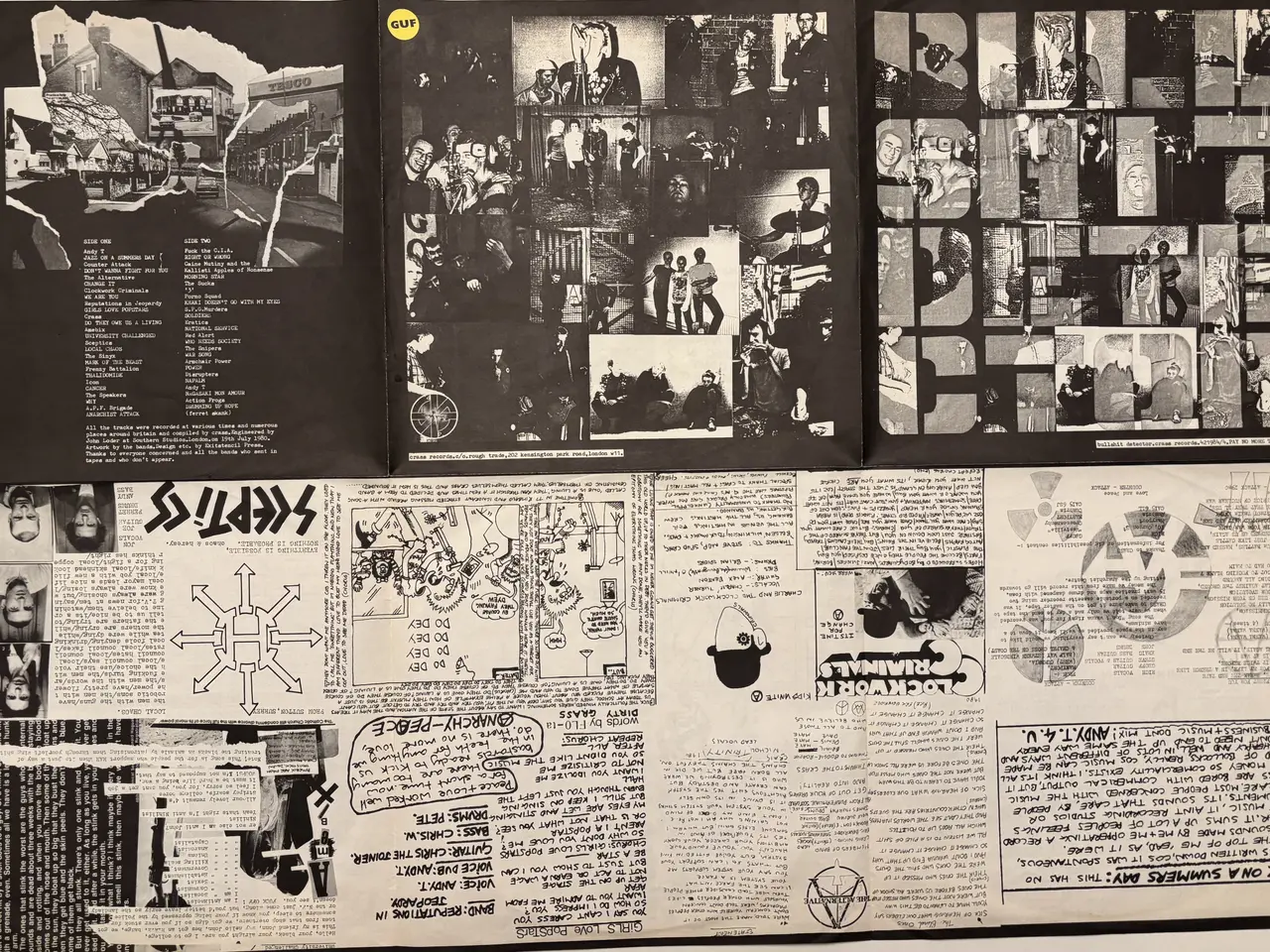 Billede 4 - Anarko Punk – 4 vinyl LP, 12" 7" Crass Records UK