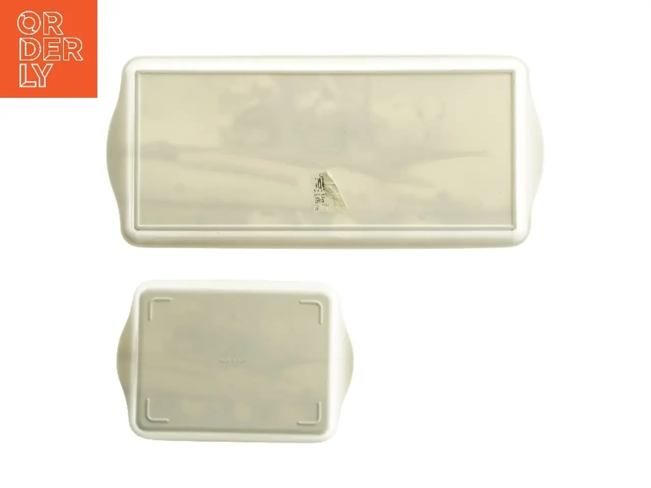 Billede 2 - Serveringsbakker med maritime motiv (str. 21x14 & 39x17,5 cm)