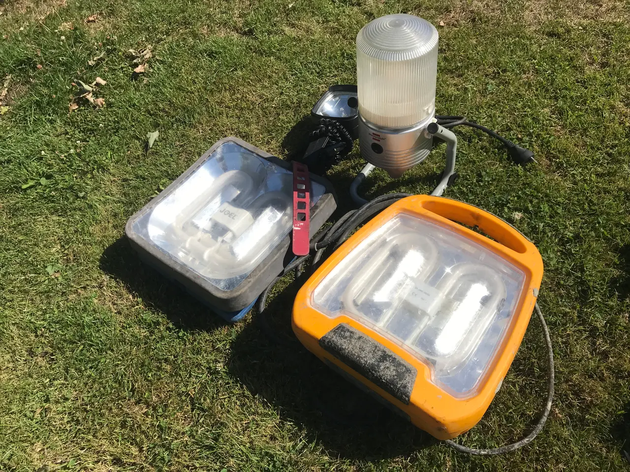 Billede 2 - Arbejdslamper og projektører på stativ og kabel