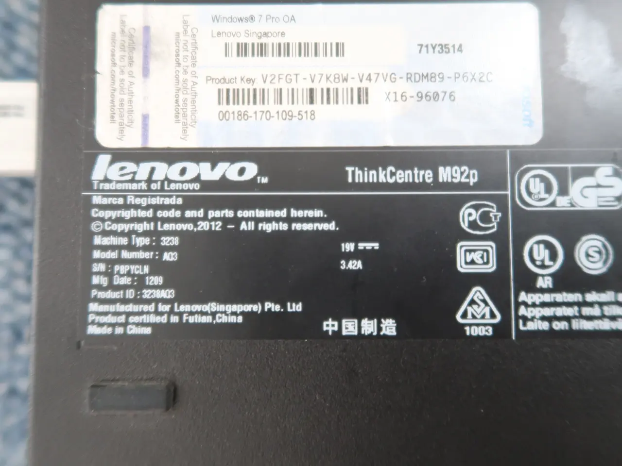 Billede 3 - USSF, Lenovo M92p i5 Pro