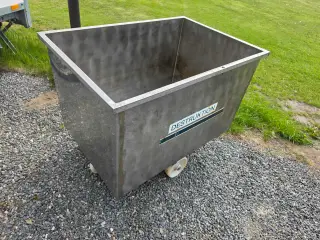 Rustfrit kar eventuelt til drikkevarer, robust