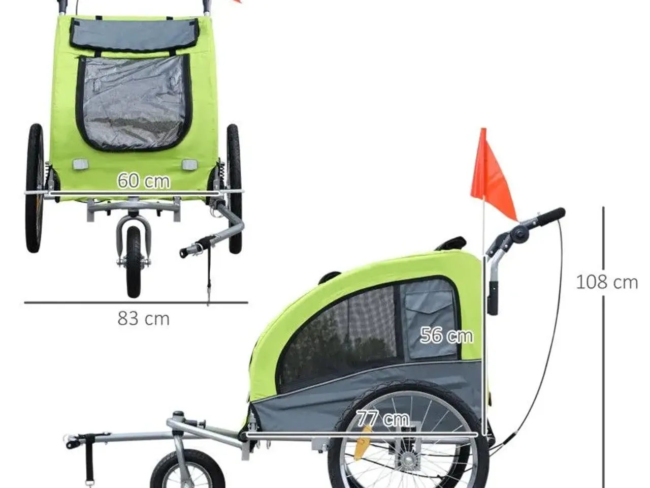 Billede 6 - Cykelanhænger / Jogger Hund