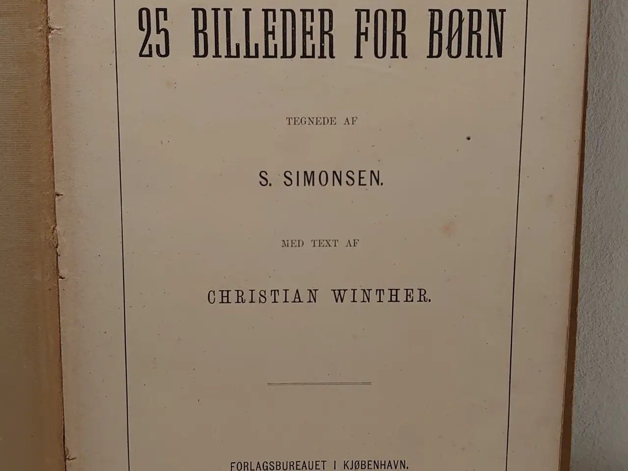 Billede 3 - Christian Winther: 25 Billeder for Børn. 1875.
