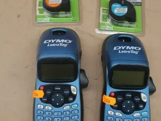 2 stk. labelprinter DYMO letratag