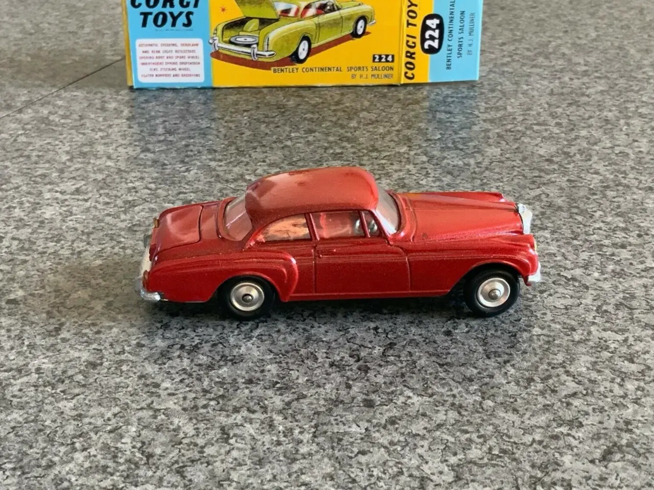 Billede 4 - Corgi Toys No. 224 Bentley Continental Saloon