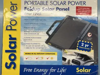 12v Solpanel Fold ud model.