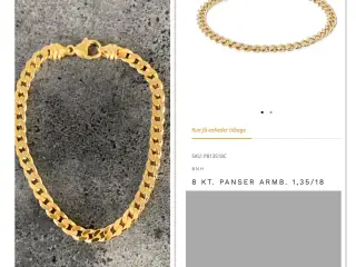 Virkeligt flot panser armbånd sælges