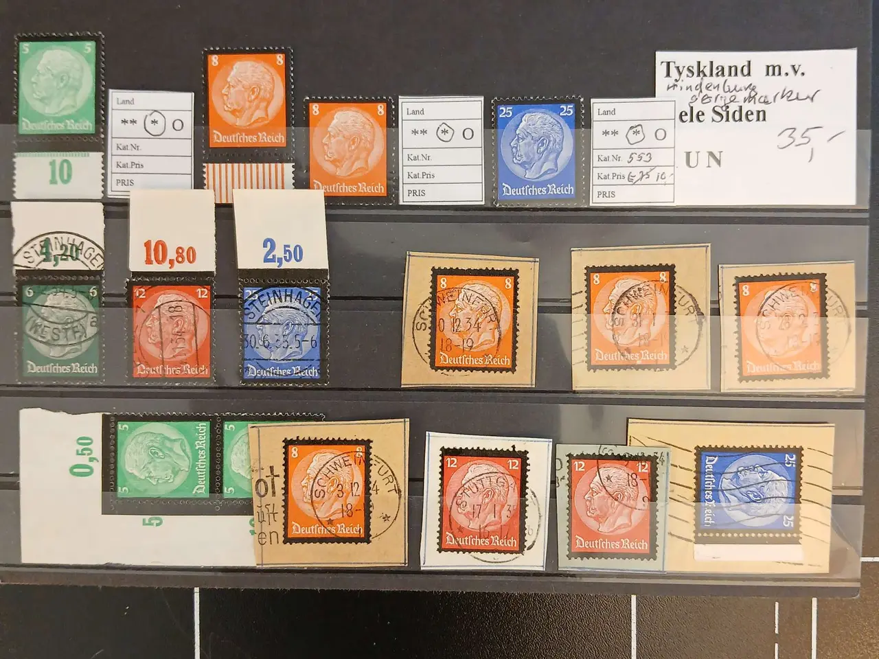 Billede 2 - Deutsches Reich (325) 3 plancher