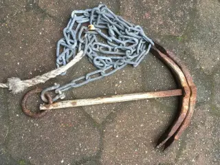 Anker med kæde