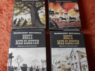 Borte med blæsten bind 1 - 4, Margaret Mitchell