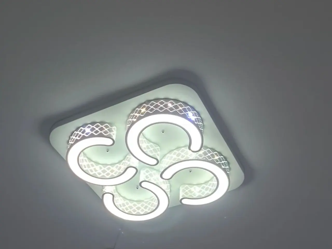Billede 1 - Loftlampe Led 60x60 cm med Fjernbetjening