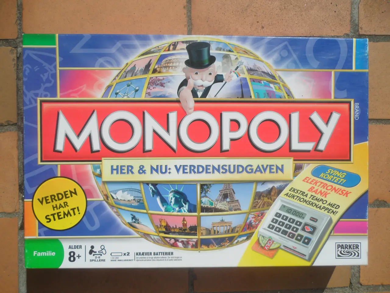 Billede 1 - Monopoly Her & Nu verdensudgaven Brætspil og Nu