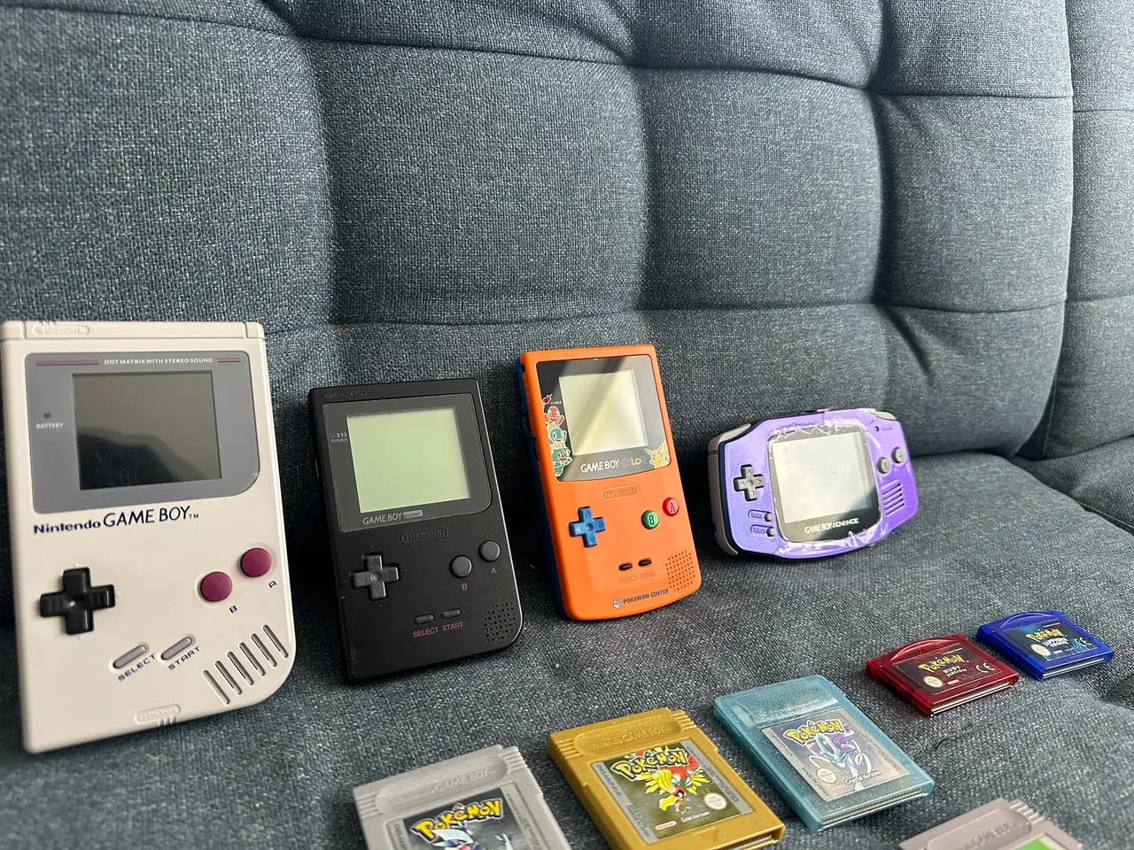 Billede 3 - Nintendo Game Boy samling med konsoller og Pokémon