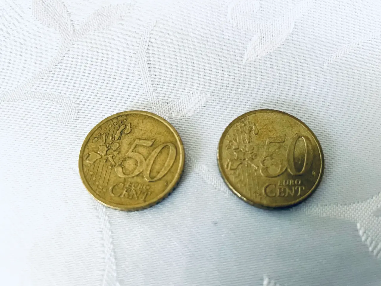 Billede 5 - 2 stk. 50 cent / euro 