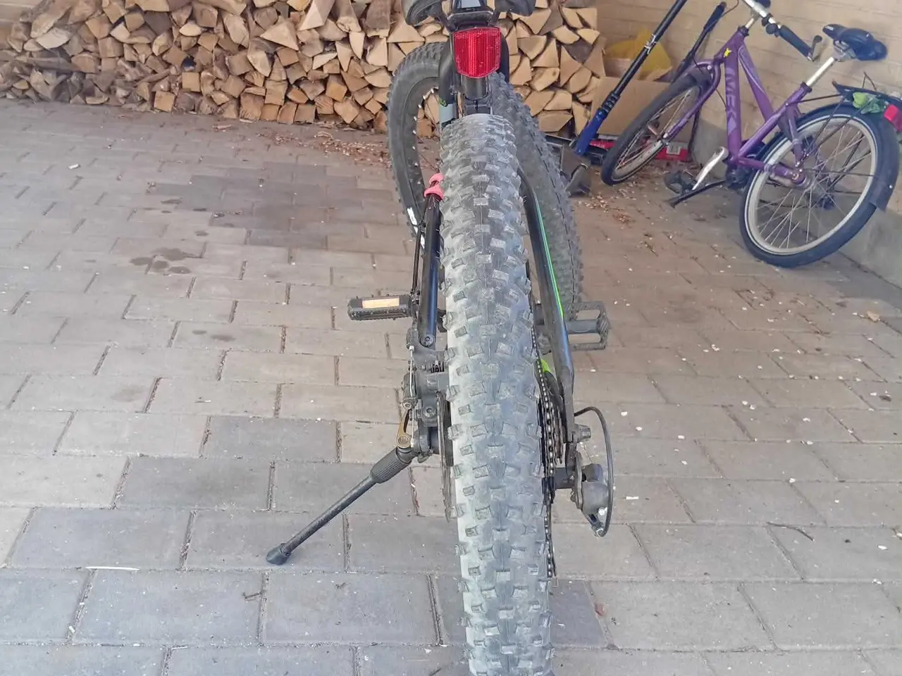 Billede 5 - Fatbike MTB alu 24" 7-speed sort/grøn	
