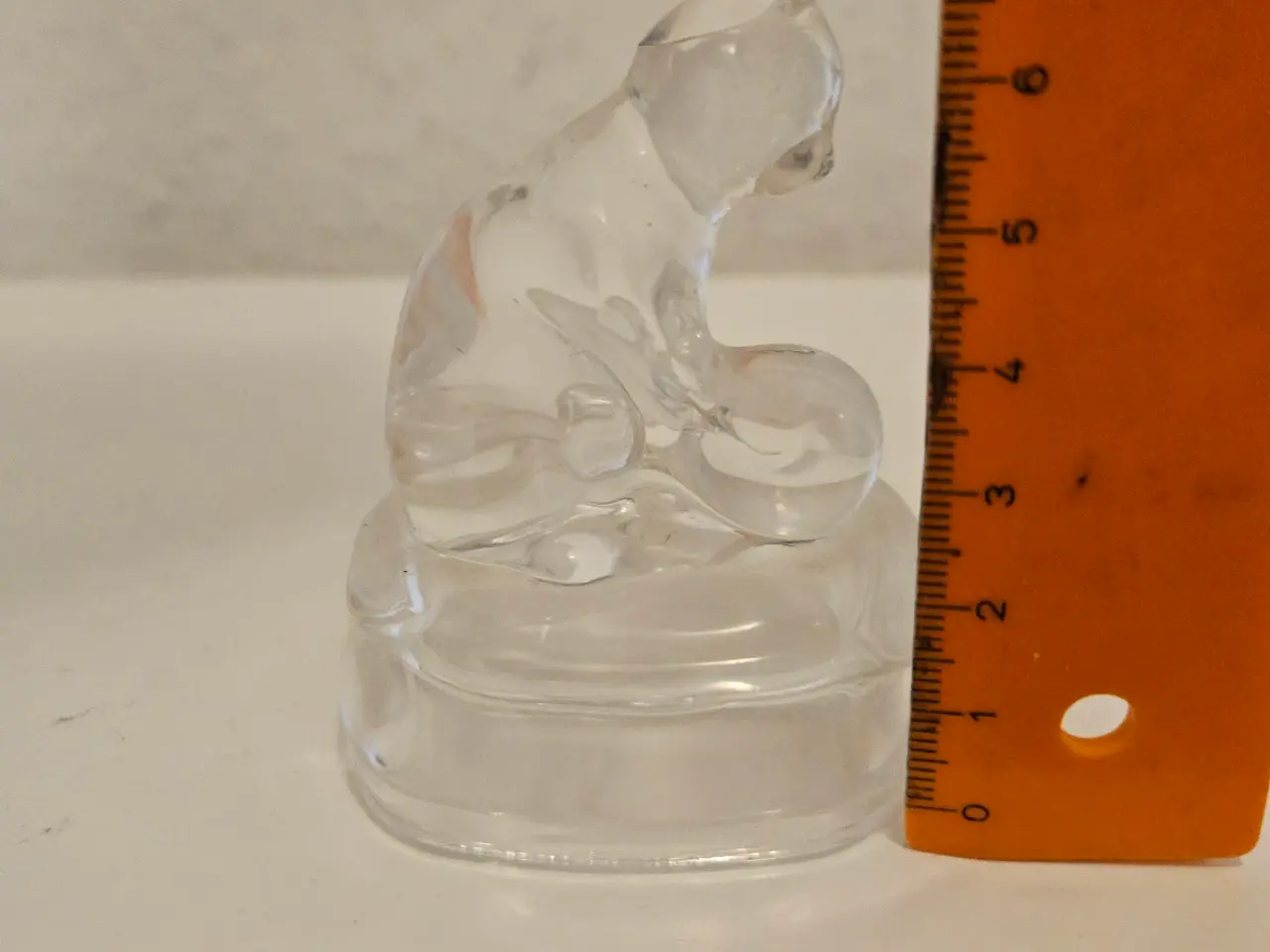 Billede 3 - Kattefigur glas