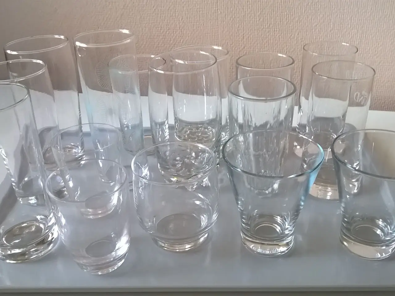 Billede 1 - 16 drikkeglas af forskellig slags