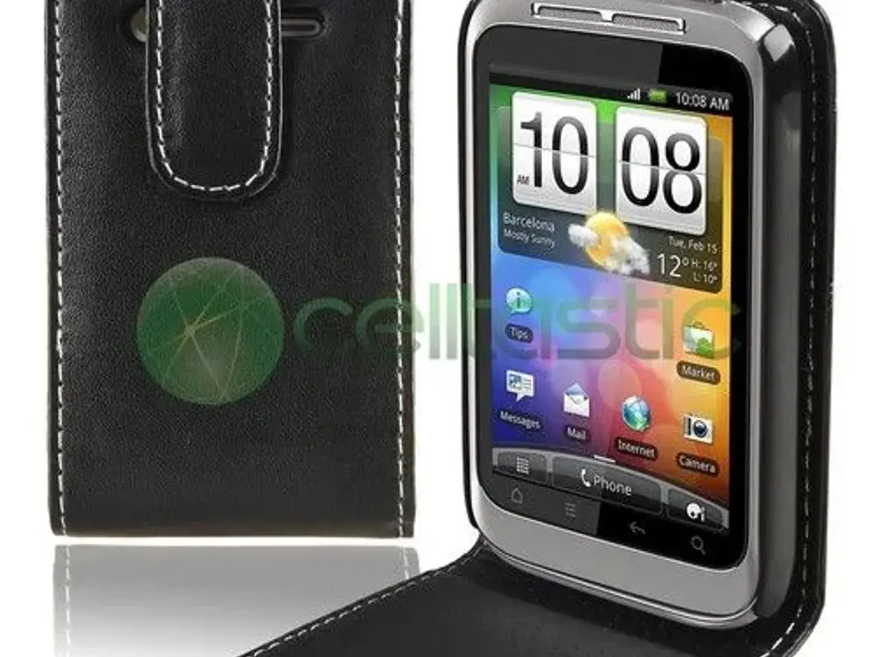 Billede 1 - HTC Wildfire S lædertaske