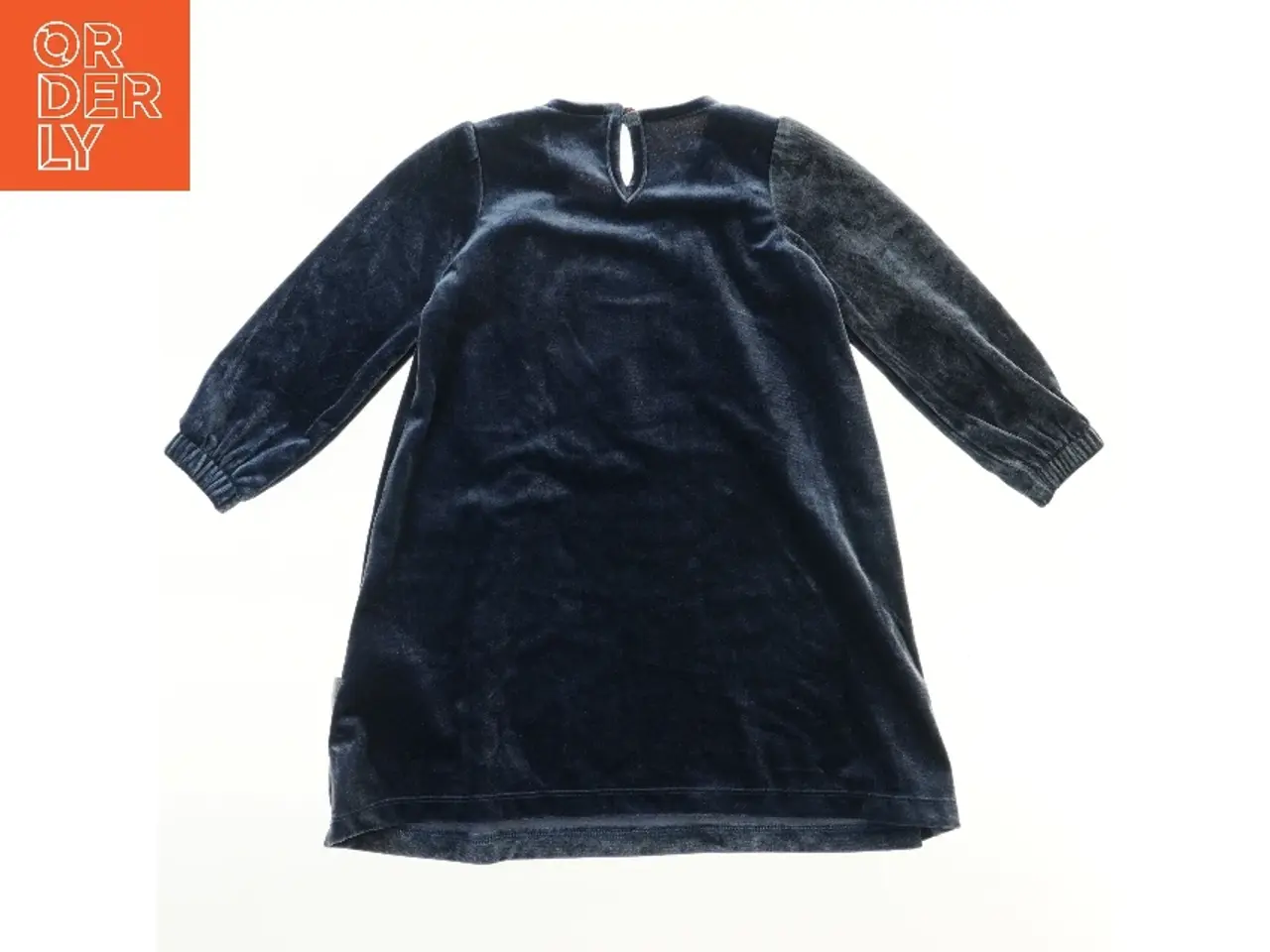 Billede 2 - Creamie (str. 92) Velour kjole med lange ærmer