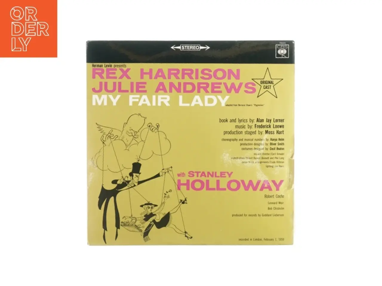 Billede 1 - Rex Harrison, Julie Andrews My fair Lady vinylplade