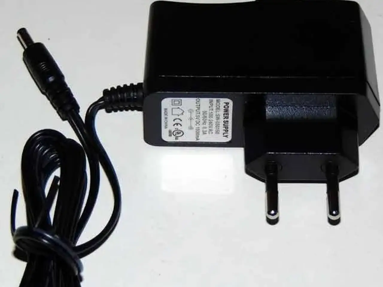 Billede 1 - Strømforsyning AC/DC Adapter 5VDC 1500mA