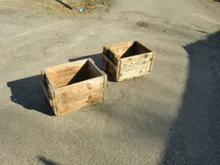 Gamle trækasser