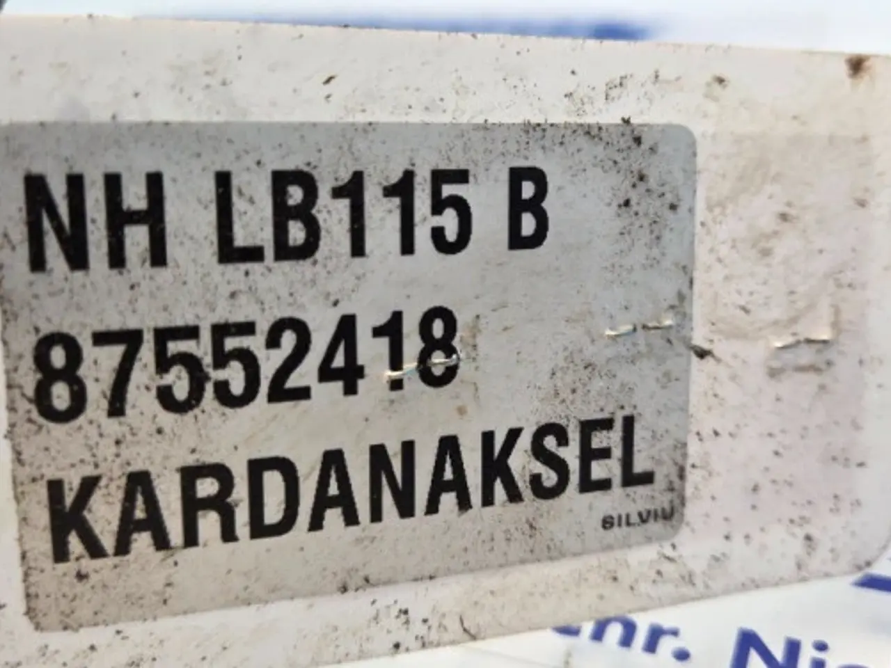 Billede 13 - New Holland LB115B Kardanaksel 87552418