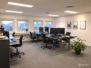 Pænt og velindrettet kontor