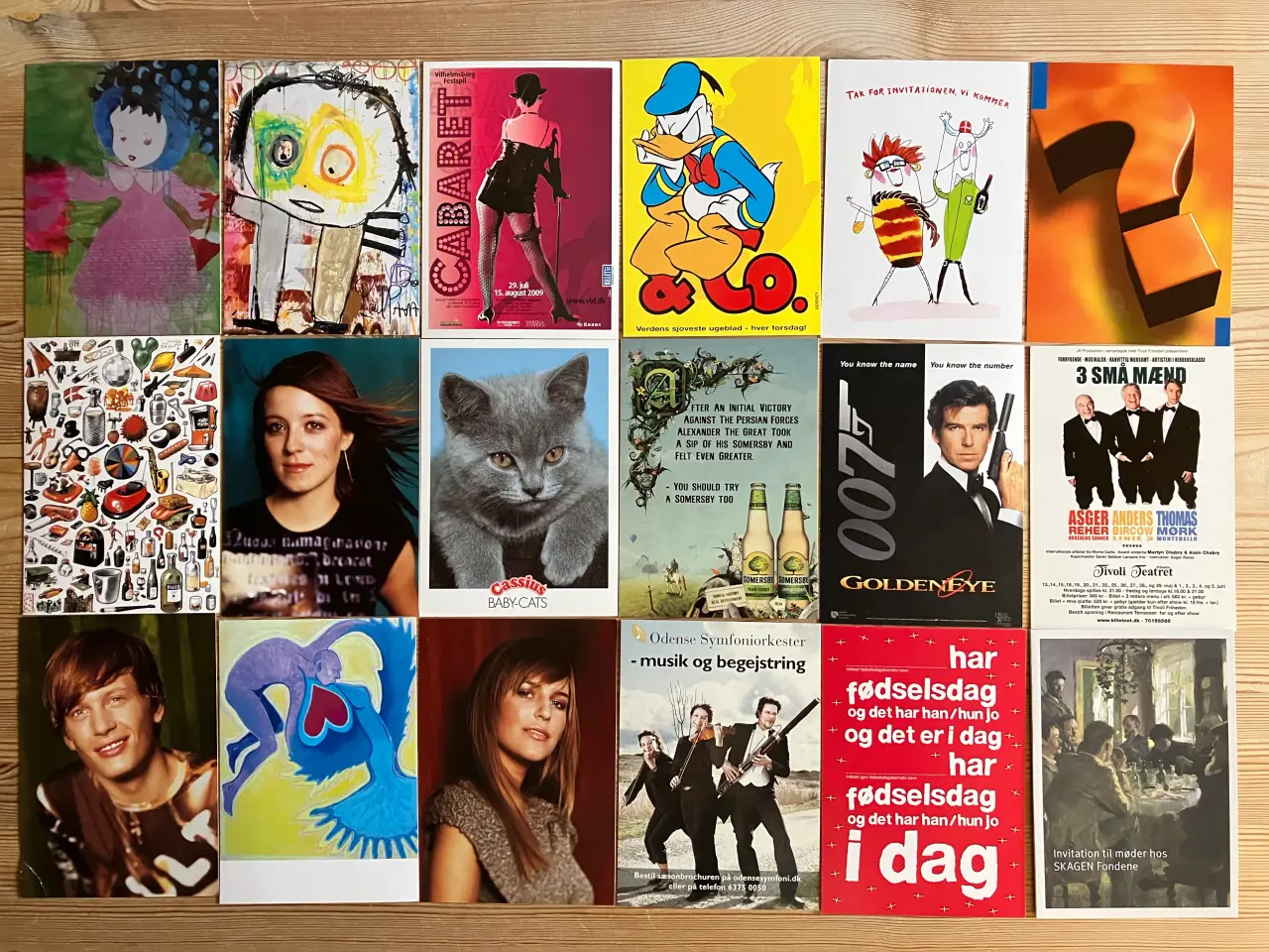Billede 3 - 4x100 Postkort GO-CARD, reklame- og kunstpostkort