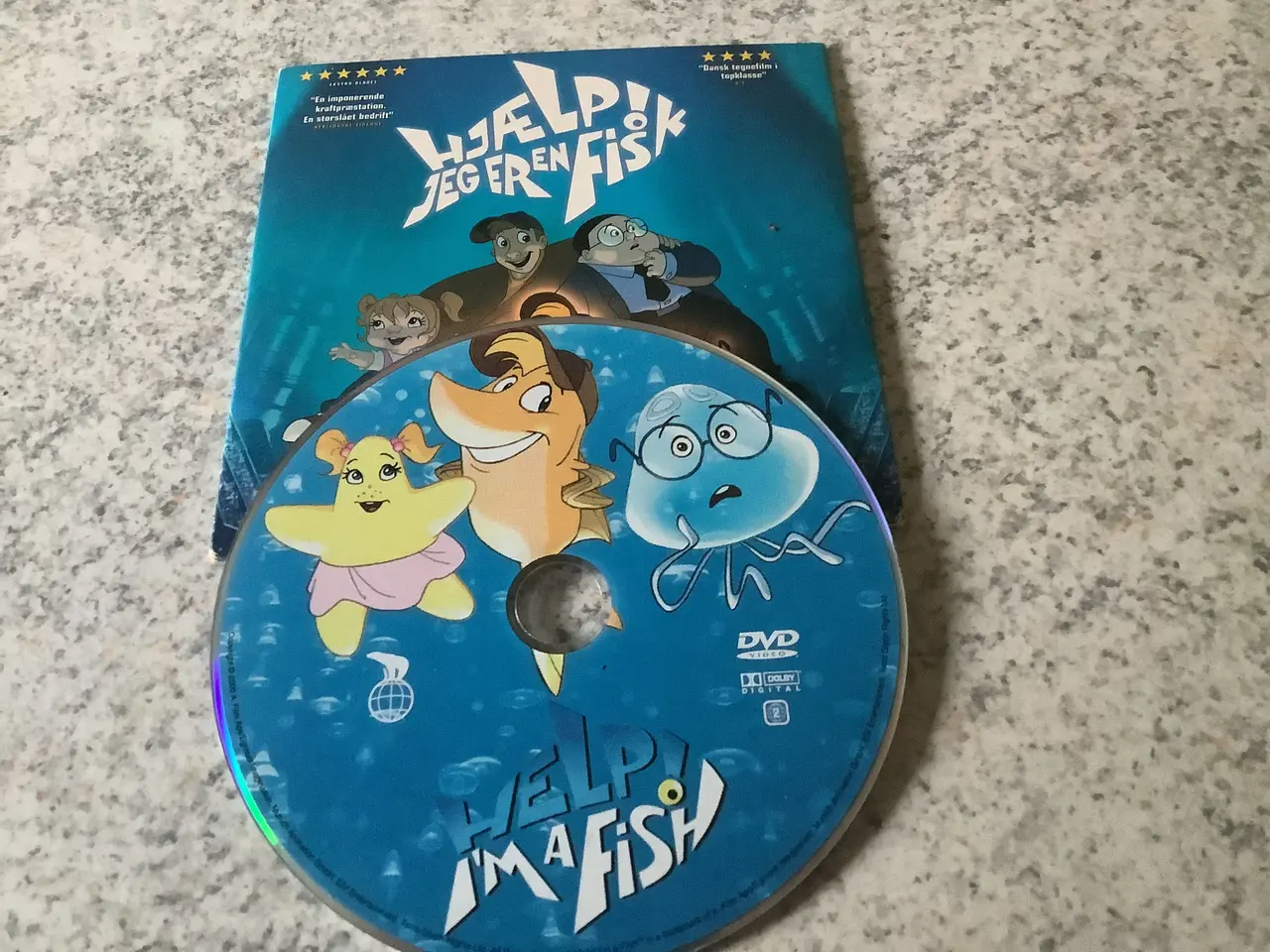 Billede 1 - Helt ny dvd “Hjælp, jeg er en fisk”