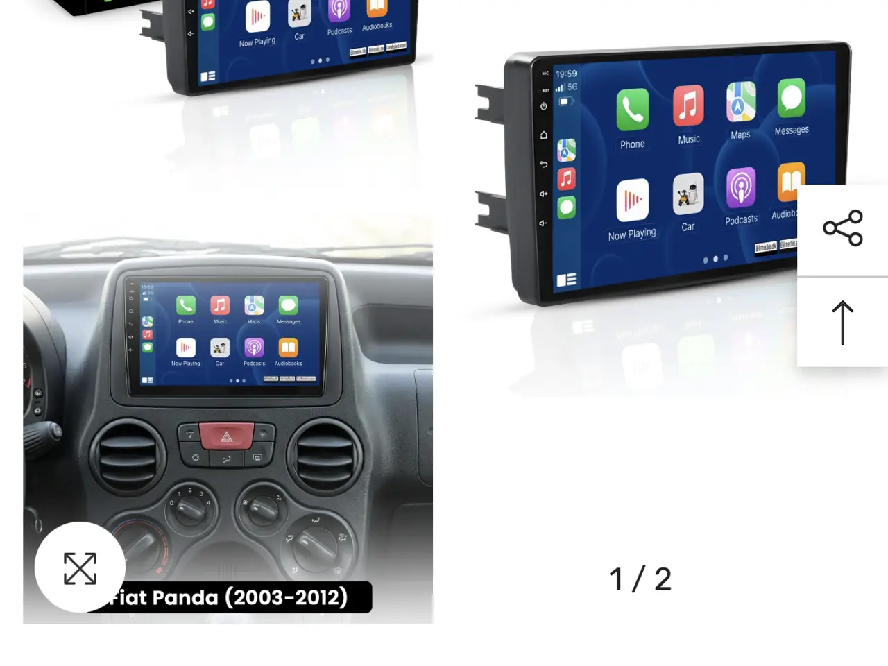 Billede 2 - Fiat Panda multimedieskærm