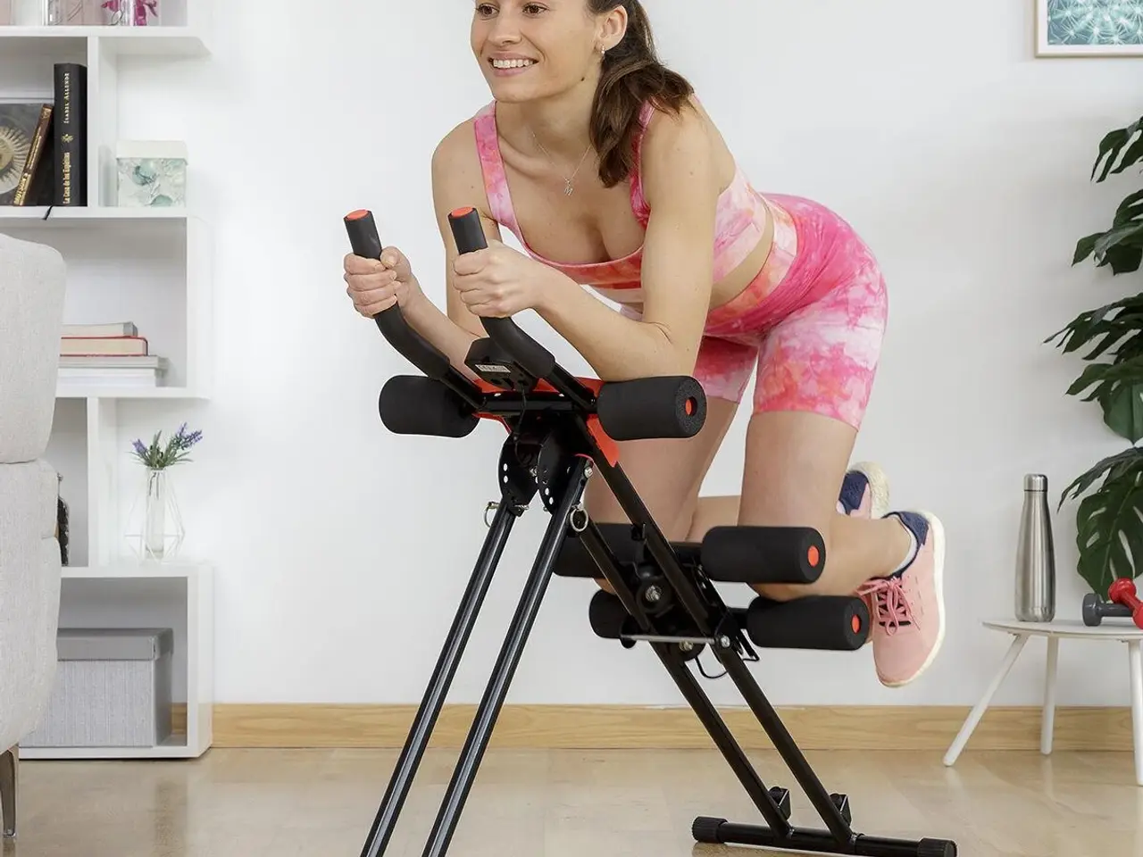 Billede 4 - Folding Abdominal Machine med træningsguide - mavetræner