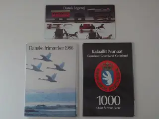 3 frimærkemapper intakte og som nye.