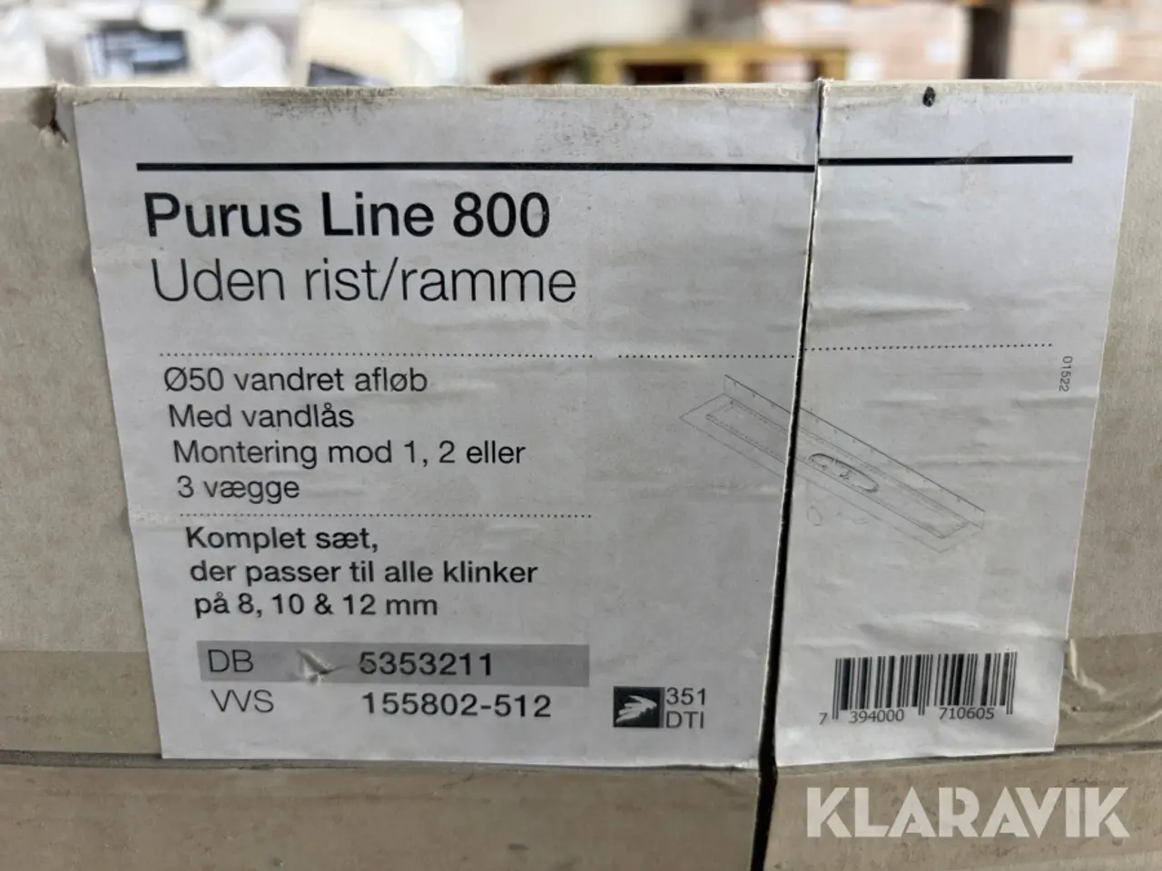 Billede 3 - Linjedræn / afløb Purus Line 800 - 2 styk