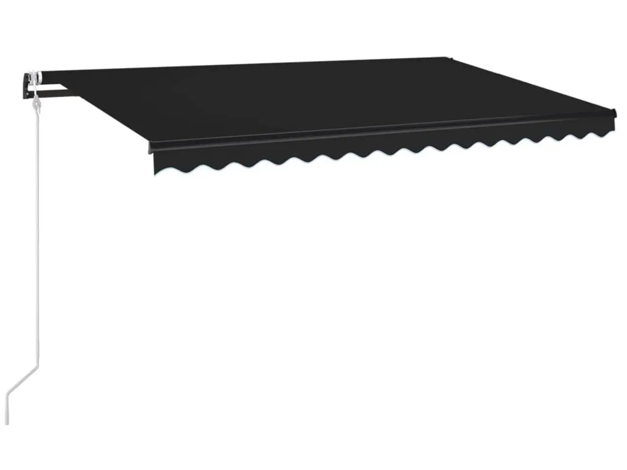 Billede 2 - Markise 400 × 350 cm - automatisk betjening, antracitgrå
