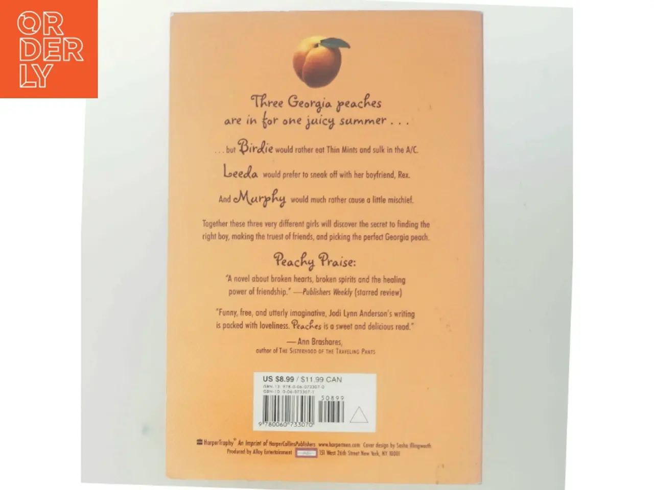 Billede 3 - Peaches : a novel af Jodi Lynn Anderson (Bog)