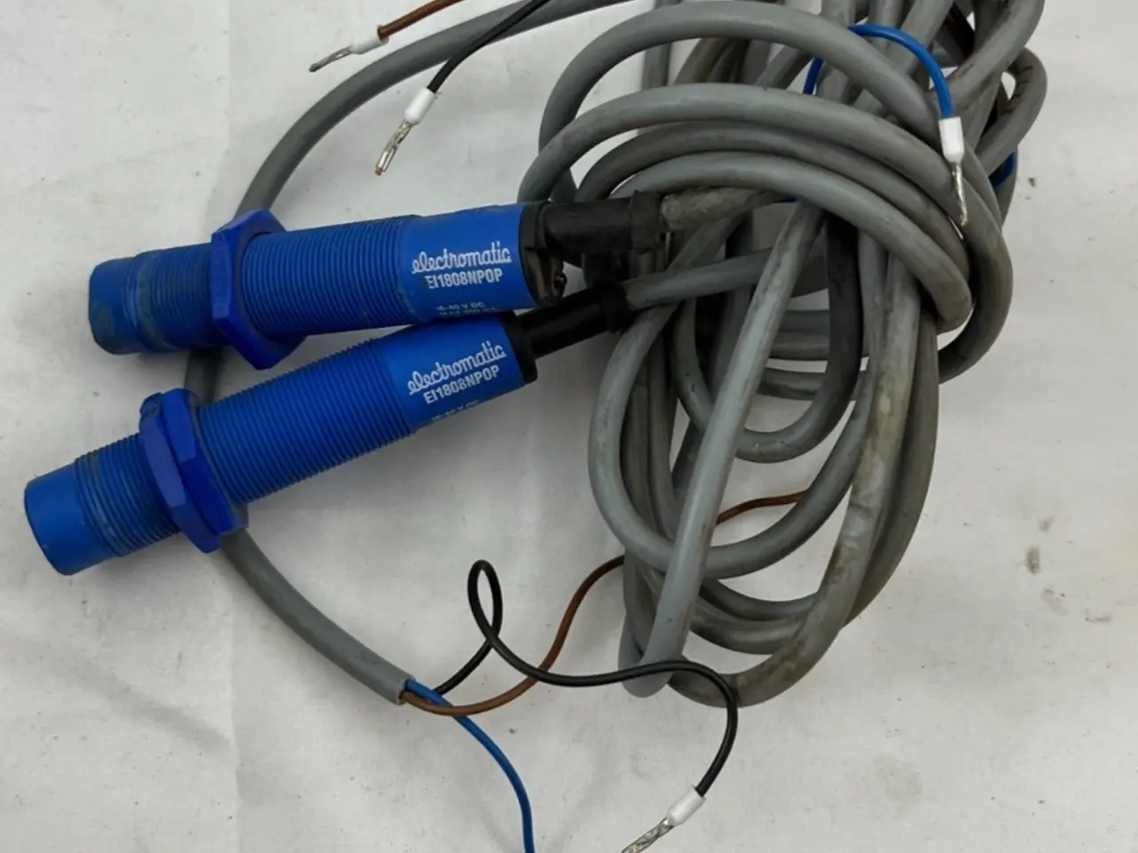 Billede 1 - 2x Electromatic EI1808NPOP Inductive Proximity M18