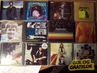 .ERIC CLAPTON CDer sælges stykvis
