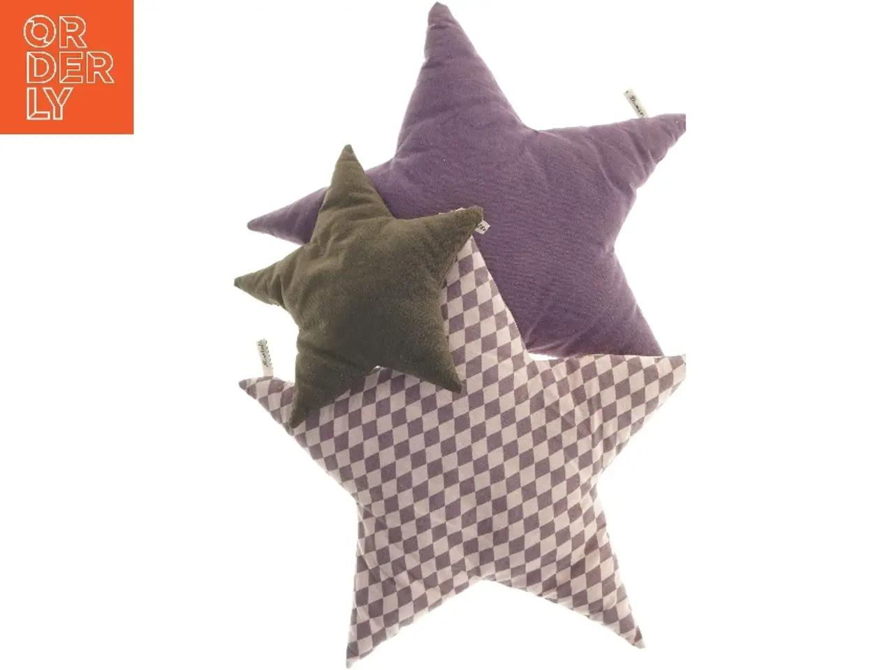 Billede 2 - Stjerneformede puder, sæt af 3 (str. 3 stk 45x45x28 cm)