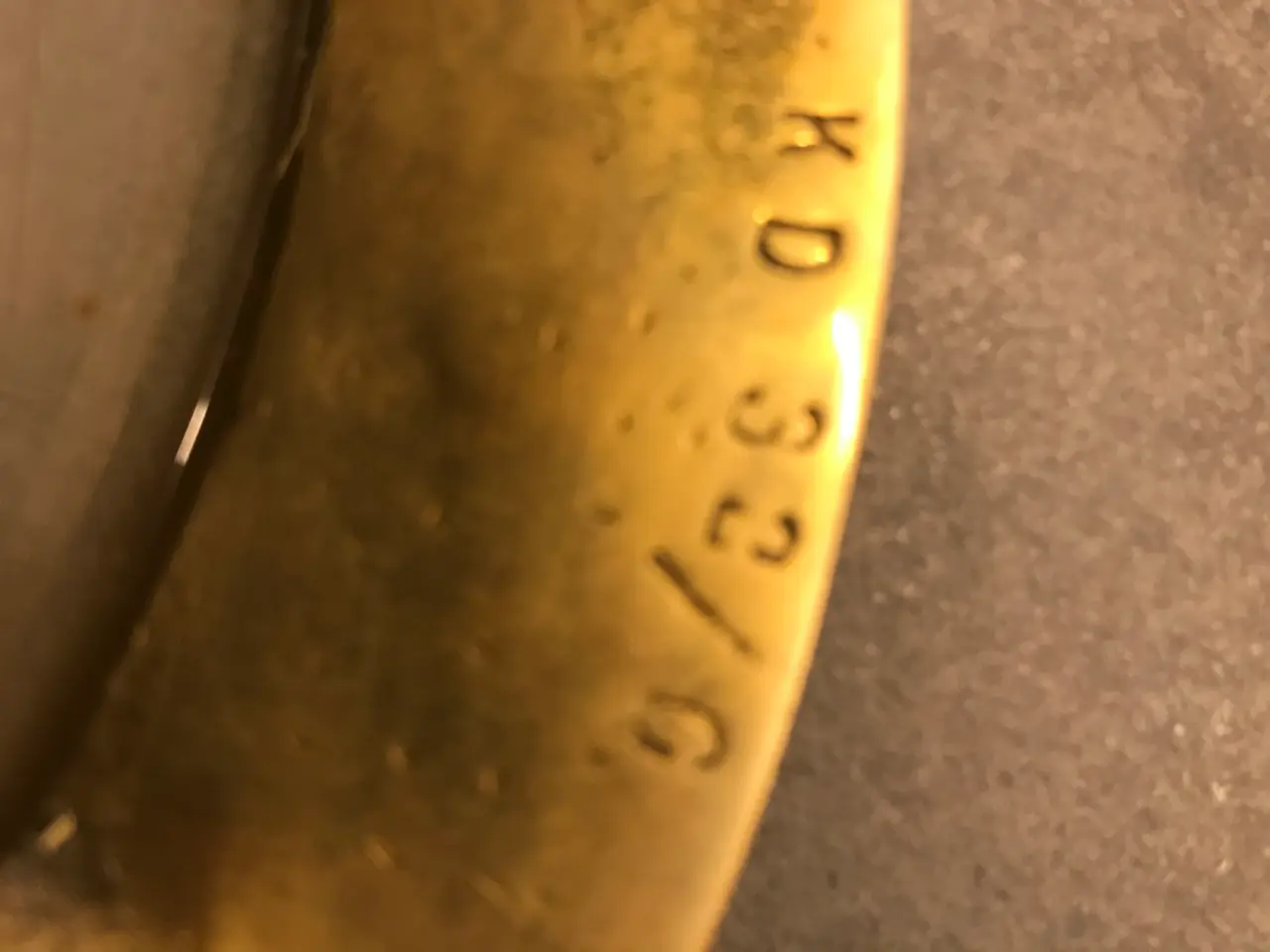 Billede 3 - Skotlampe i messing, Ø24