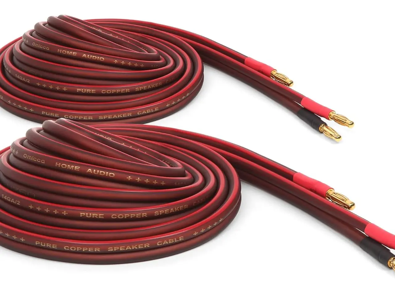 Billede 1 - Micca OFC Speaker Cable 2x 4m Banana Plug