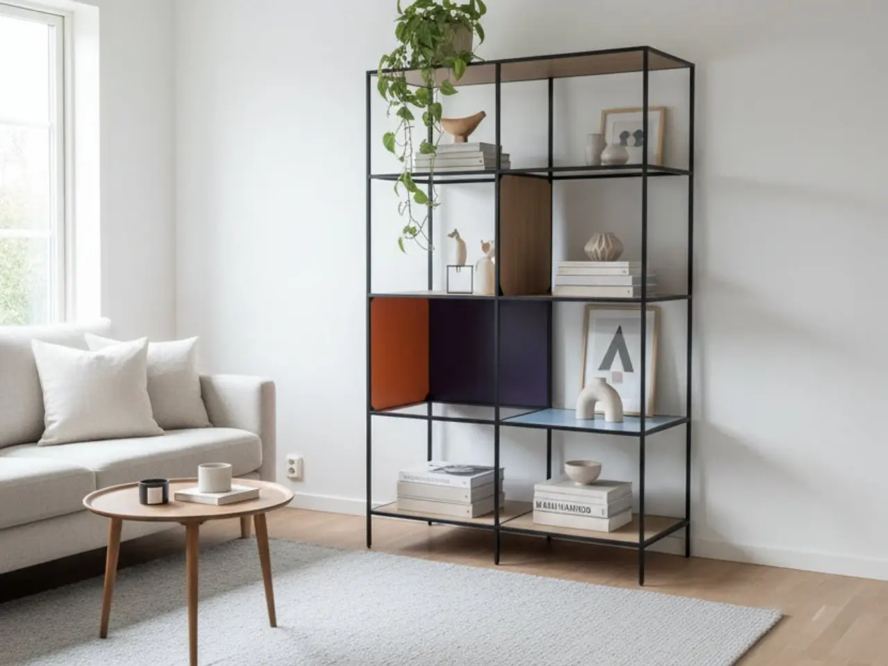 Billede 2 - Metalreol – Multifarvet 119x55x202 cm