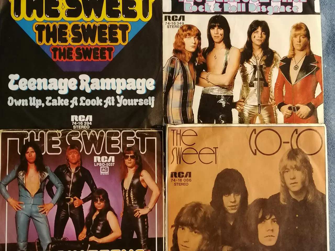 Billede 1 - The Sweet Glamrock Single Lot