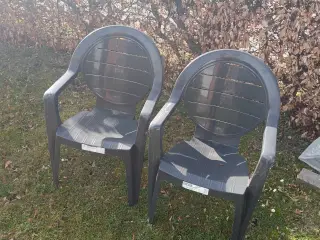 Havestole 2 stk grøn