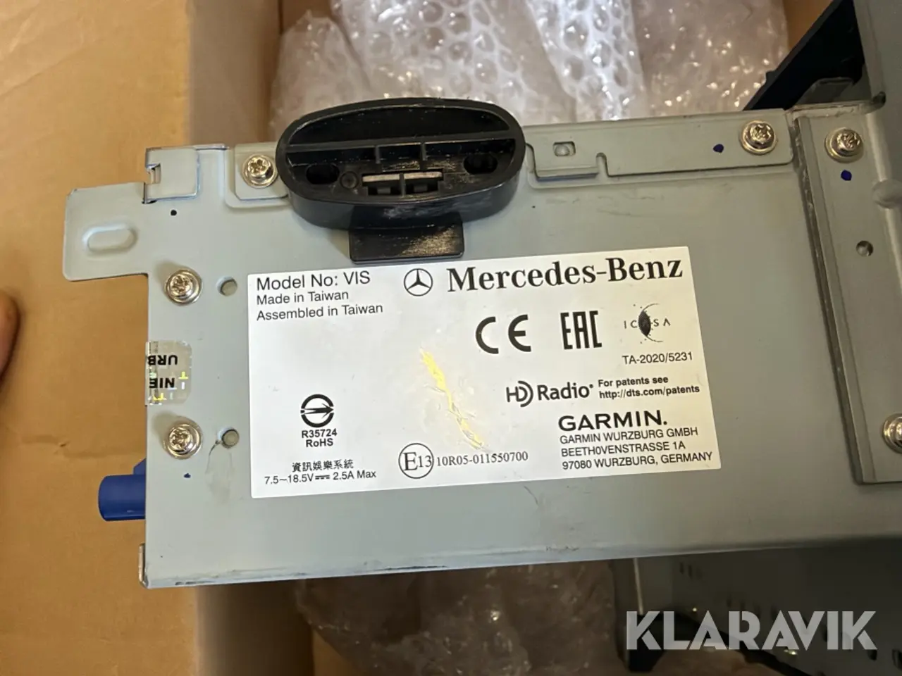 Billede 7 - Navigations- og multimediesystem Mercedes-Benz HU HIGH ECE DAB / VIS