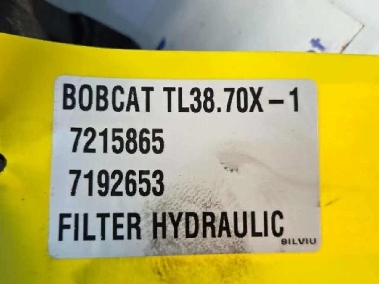 Billede 12 - Bobcat TL38.70X Hydraulikfilter 7215865