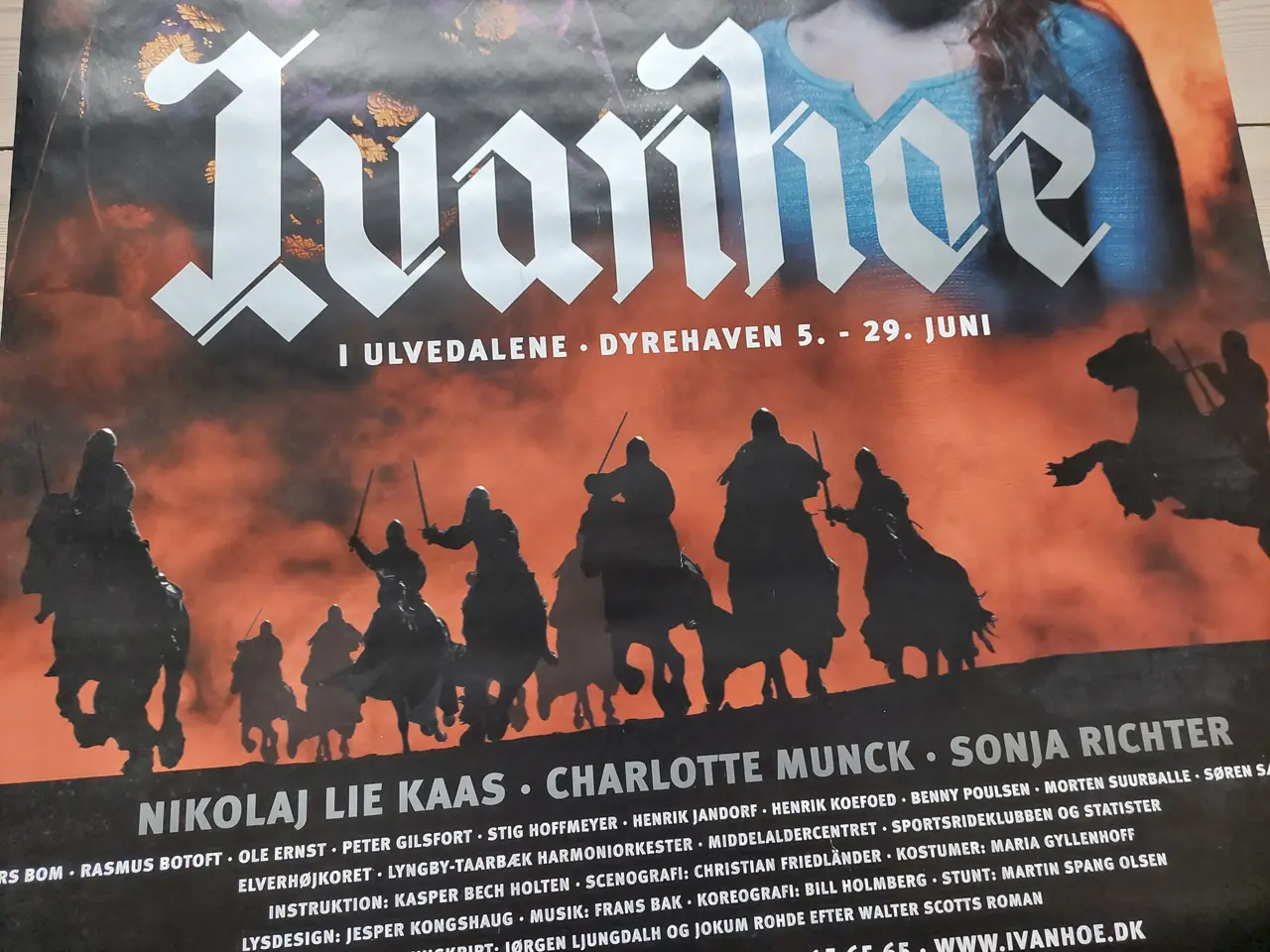 Billede 5 - Original Ivanhoe teaterplakat (1996)